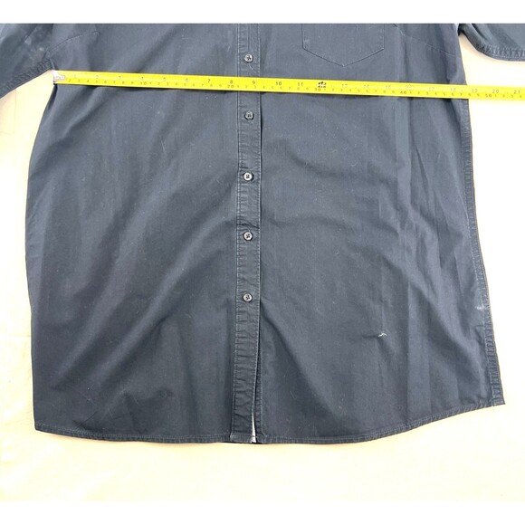 Ariat Classic Fit Size XL Black Button Down Shirt Long Sleeve - Picture 8 of 11